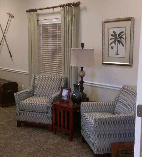 seating area at Grand Villa of Palm Coast in Palm Coast, Florida