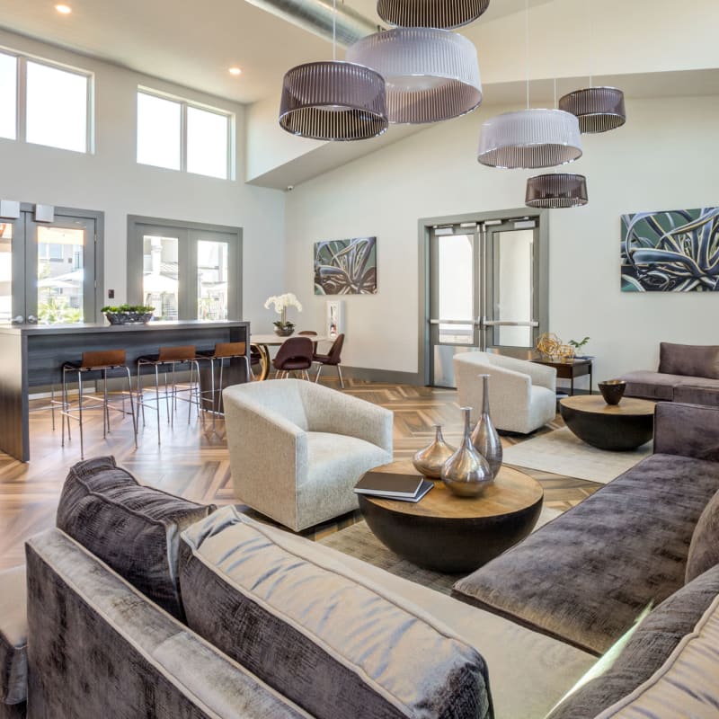 View of our clubhouse sitting area at Senita on Cave Creek in Phoenix, Arizona
