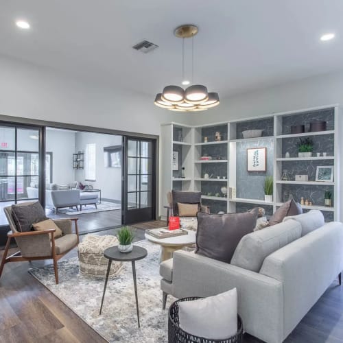 Inside the clubhouse at MonteVista in Beaverton, Oregon