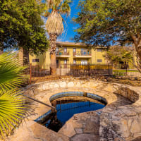 Rendering residents hot tub at Vista Del Rey in San Antonio, Texas