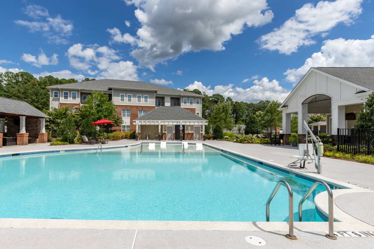 Swimming pool at Park Place Apartments, Morrisville, North Carolina