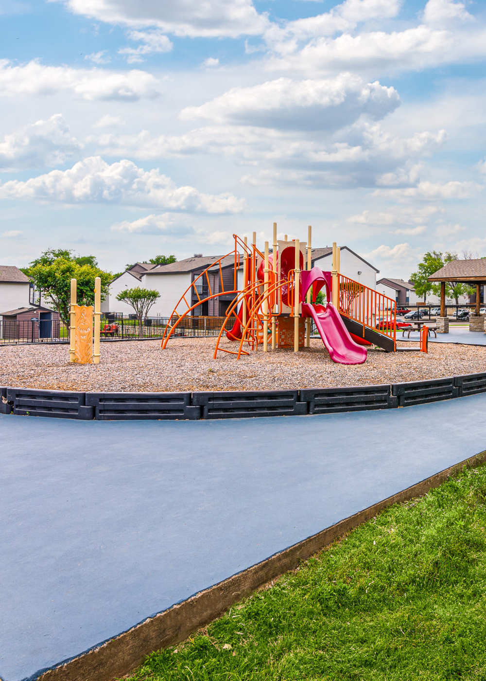 Nice playground at Barrett Apartment Homes in Garland, Texas