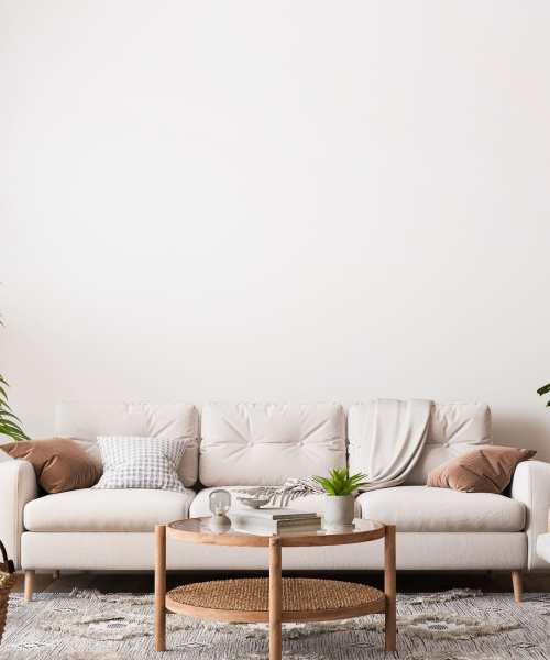 Living space with large rug at North Avenue Gateway I in Baltimore, Maryland