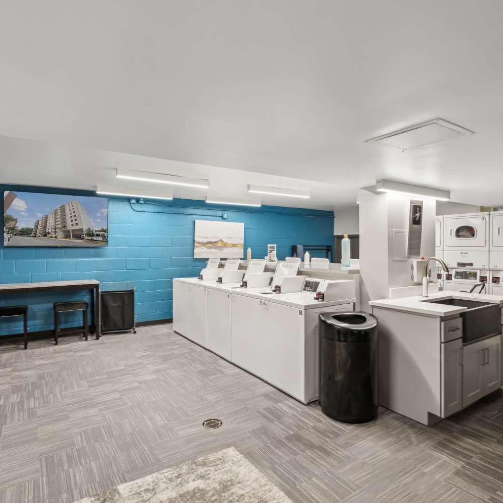 Laundry facilities at Georgia West in Silver Spring, Maryland