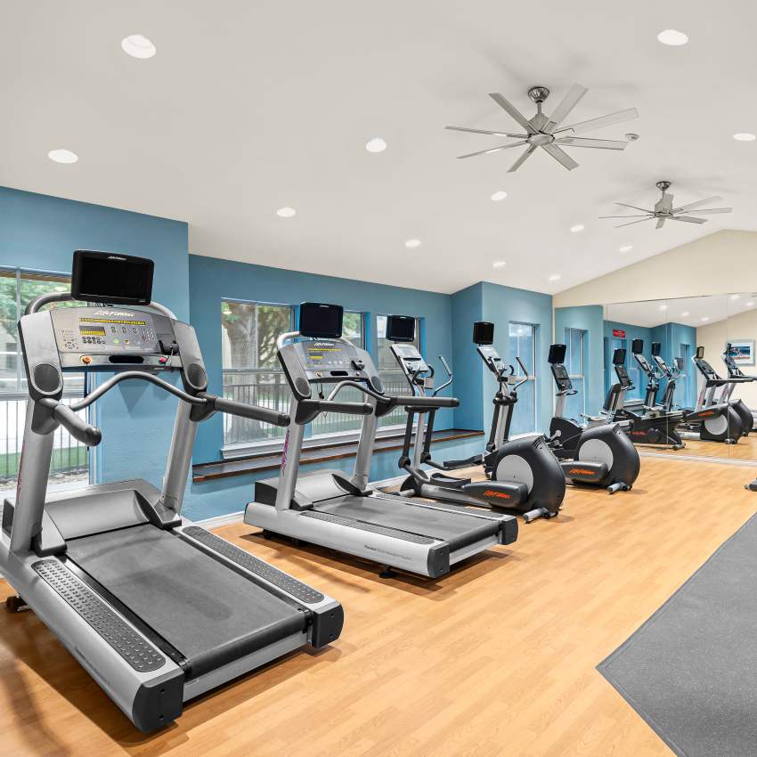 Fitness Center at Villas at Oakwell Farms in San Antonio, Texas