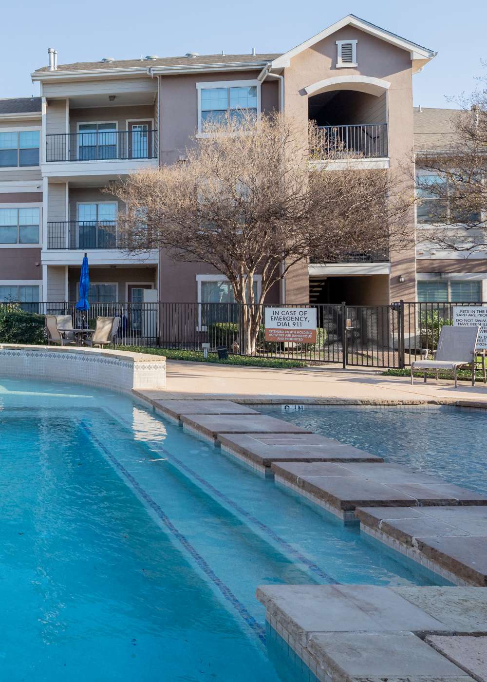 apartment pool