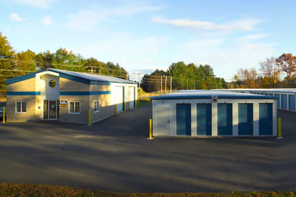 Clean self storage units at Safe Storage in Springvale, Maine