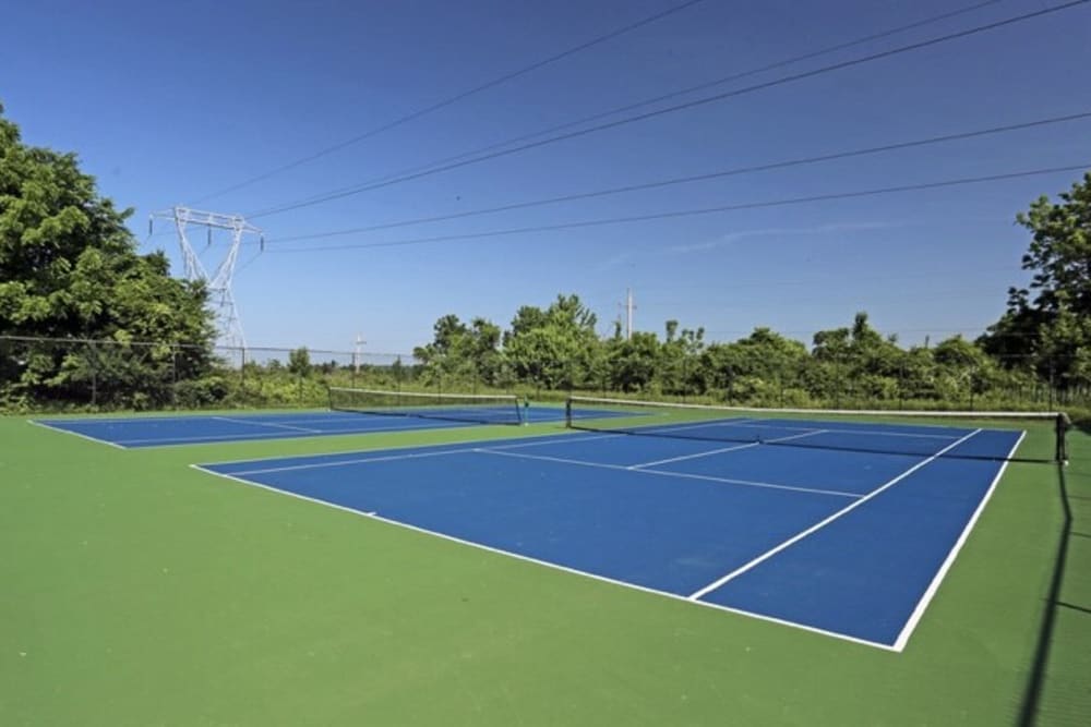 tennis court at Westgate Village Apartments in Malvern, Pennsylvania