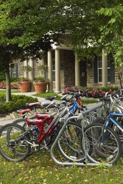 Bicycle parking at Highlands of Montour Run in Coraopolis, PA