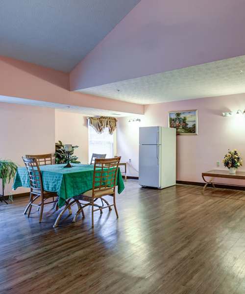 Spacious community space at Victory Place in Barboursville, West Virginia