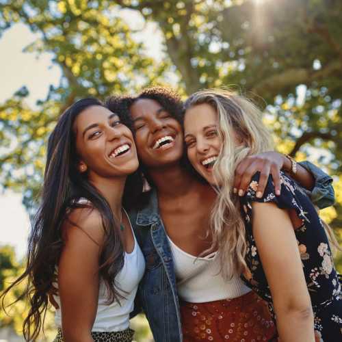 Residents are happy mood at The Alista Apartments in Dallas, Texas, 