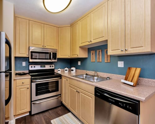 Well appointed kitchens at Colter Park in Phoenix, Arizona