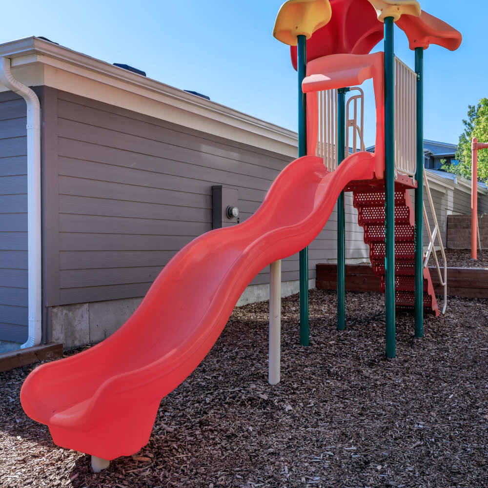 Play ground with slides at Panorama at Arvada Ridge in Arvada,Colorado