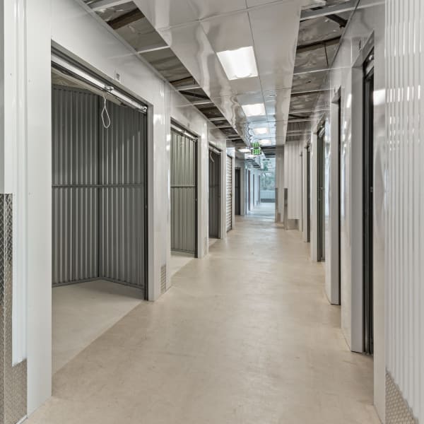 Climate controlled indoor storage units at StorQuest Self Storage in Naples, Florida