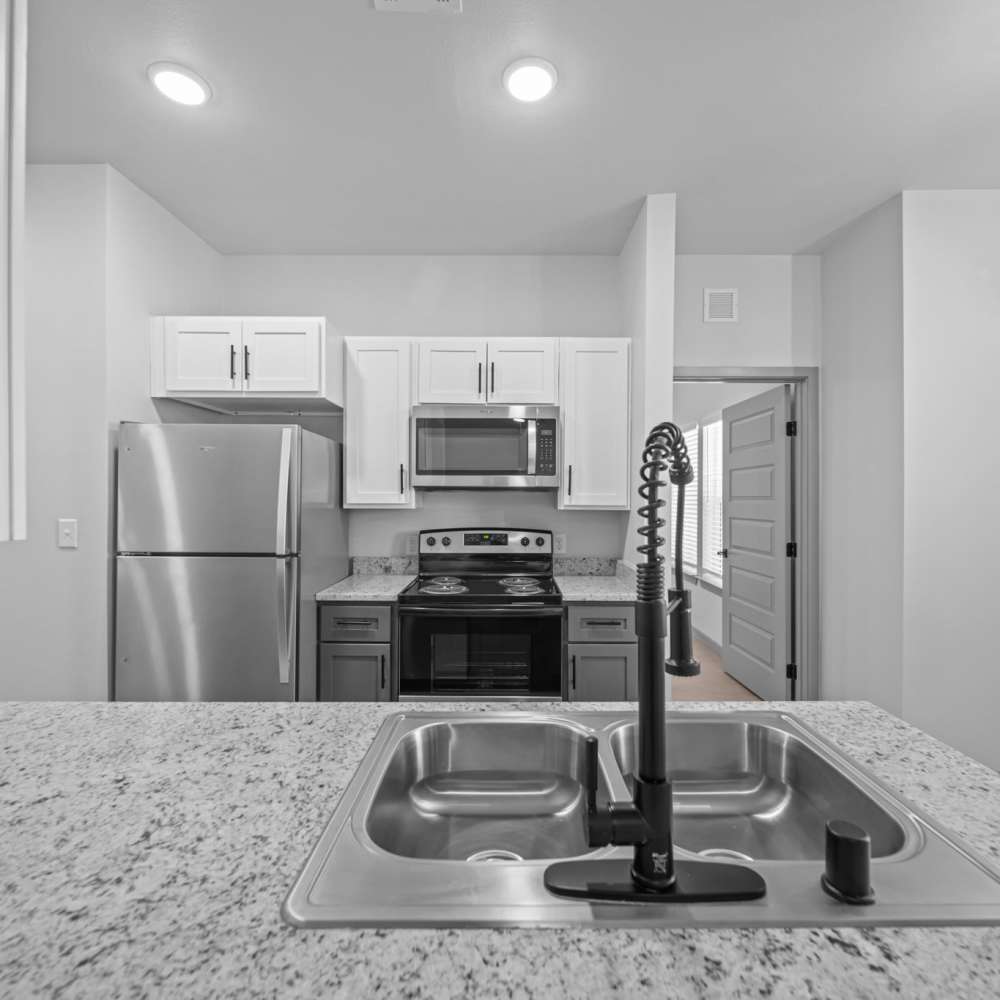 Kitchen with water sink at Retreat at Eastlake in El Paso, Texas