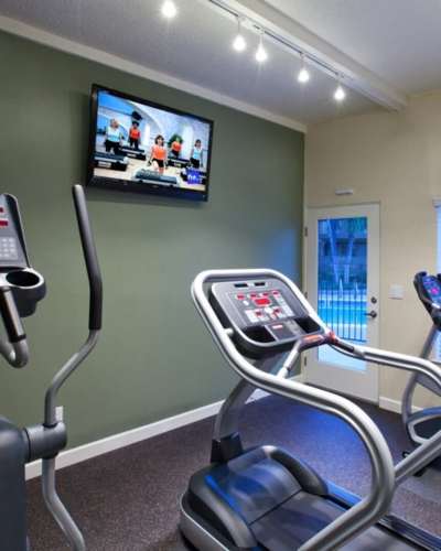 Fitness center at Solera Apartment Homes, Santa Clara, California