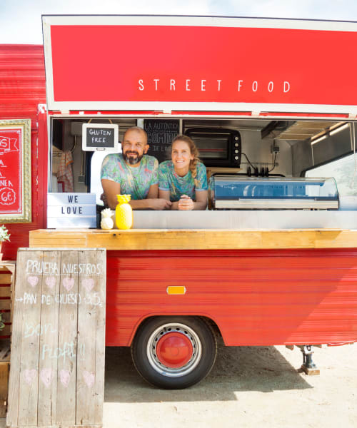 food truck near Rink Savoy in Indianapolis, Indiana