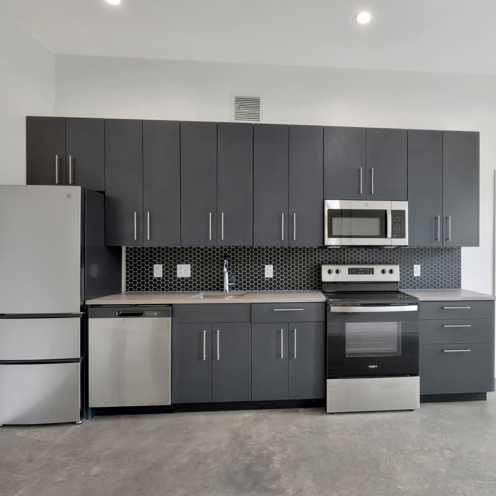 Fully equipped Kitchen with steel appliances at 189 Barksdale in Memphis, Tennessee