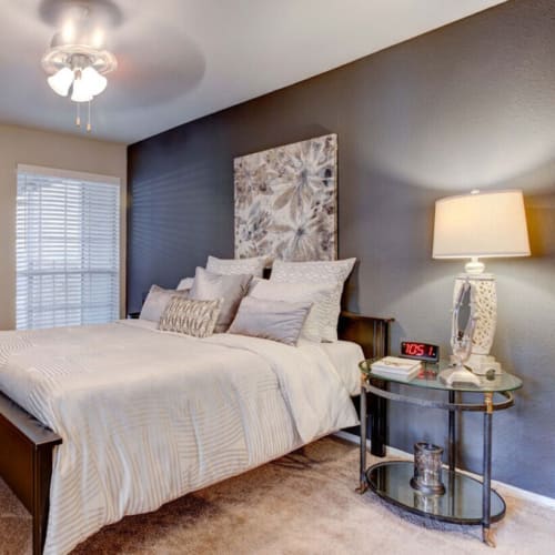 Bedroom at Oaks of Timbergrove in Houston, Texas