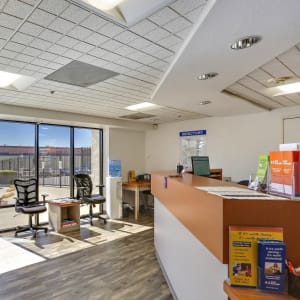 The office at A-1 Self Storage in Oceanside, California
