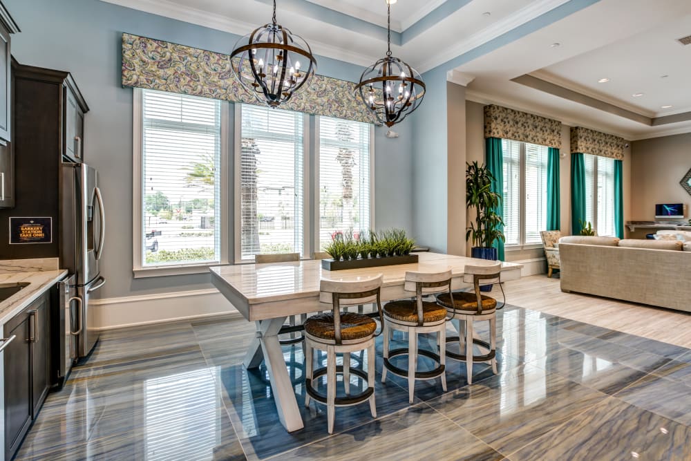 Stunning resident clubhouse at The Loop at 2800 in Sarasota, Florida