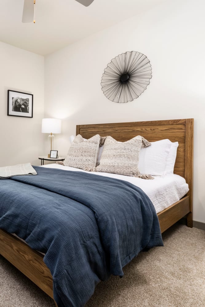 Cozy bedroom at Westpark Club in Athens, Georgia