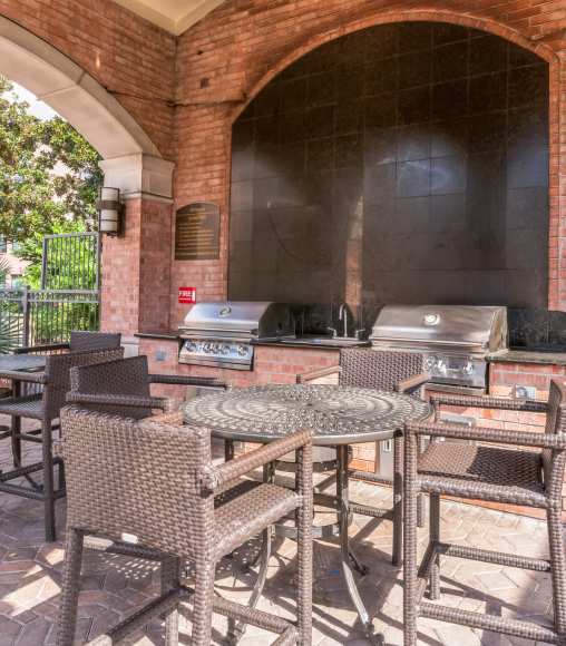 Outdoor area at Vintage Park in Houston, Texas