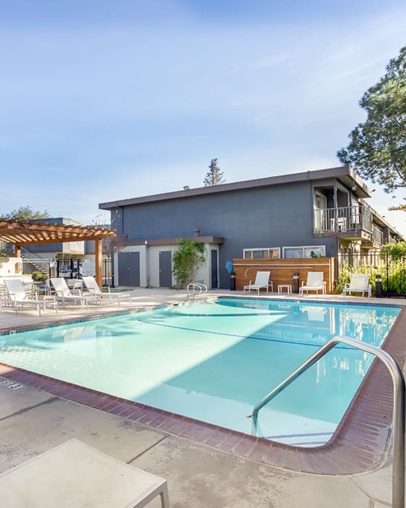 Pool at Highland Gardens in Mountain View, California