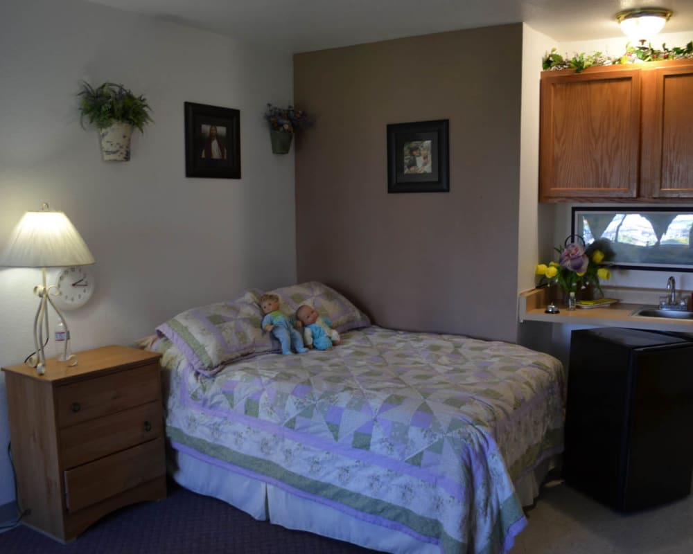 Inside a room at Copper Heights in Mesa, Arizona