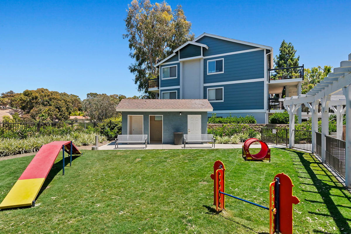 Dog park at The Avenue at Carlsbad in Carlsbad, California