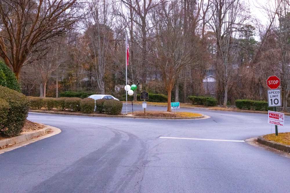 Entrance to the property at Ashton Walk in Forest Park, Georgia