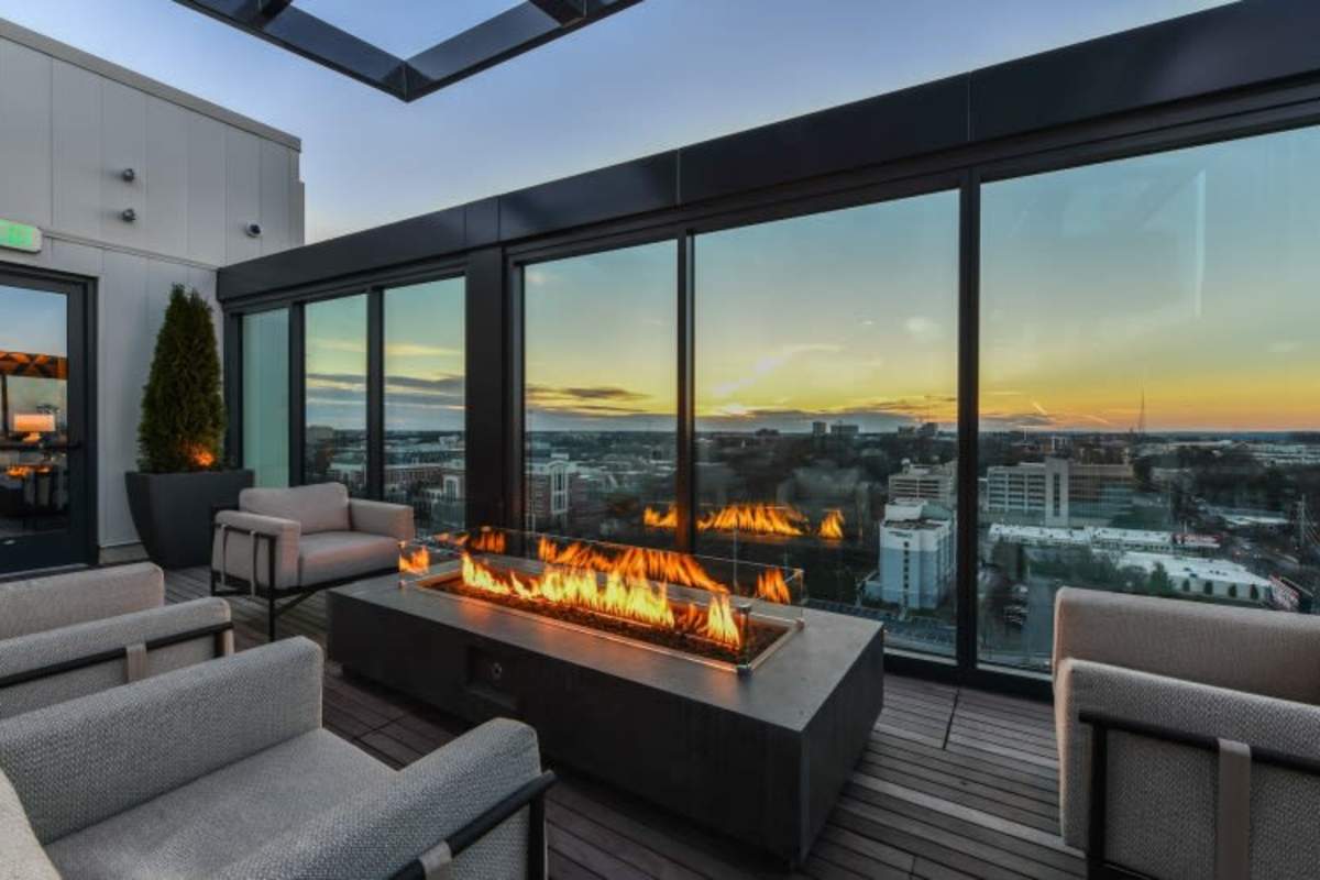 Sky lounge at Novel Midtown in Atlanta, Georgia