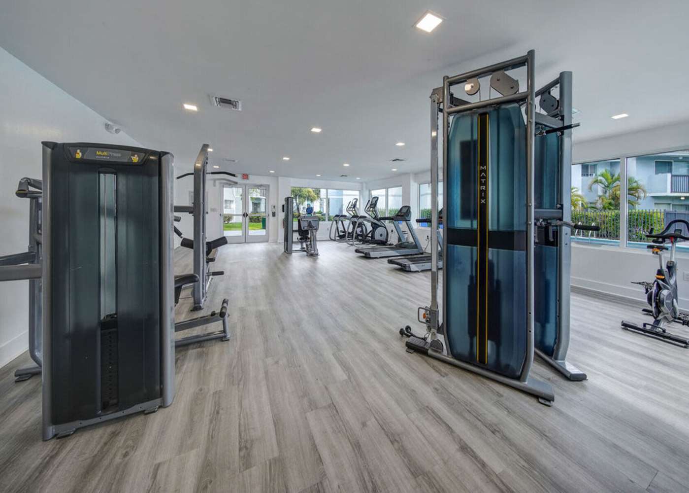  Gym Area at 7 West in West Miami, Florida