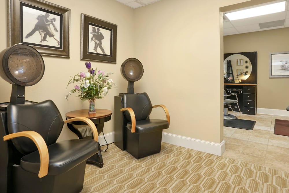 Hair salon at Hillcrest of Loveland in Loveland, Colorado