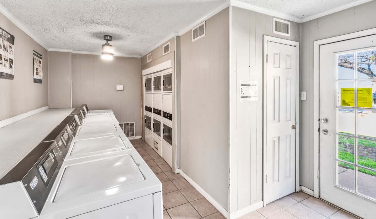 On-site laundry facility at Riatta Ranch Apartments in Abilene, Texas