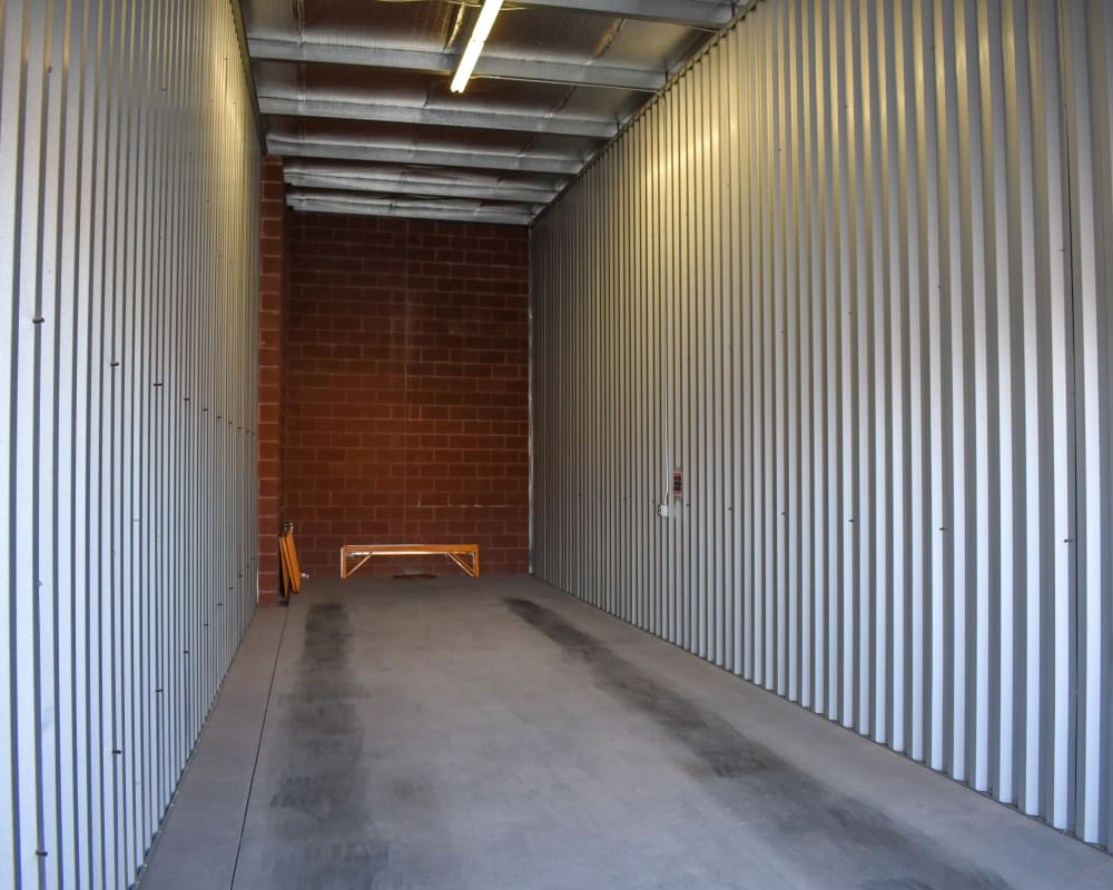 Enclosed RV storage at STOR-N-LOCK Self Storage in Hurricane, Utah