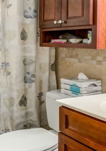 Bathroom  at Terrace Lake Apartments in Bradley Beach, New Jersey