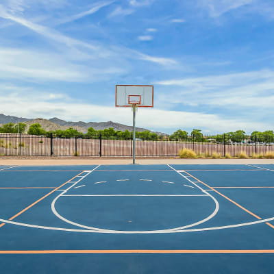 Basketball court at Main Street Lofts at Verrado in Buckeye, Arizona