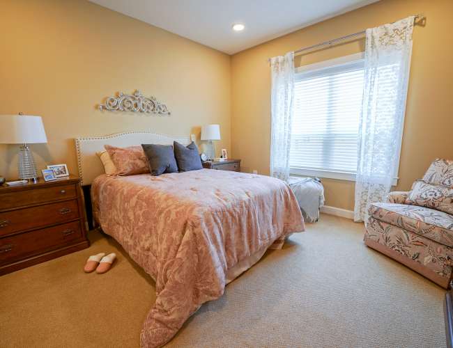 Bedroom at Harmony at Brookberry Farm in Winston-Salem, North Carolina