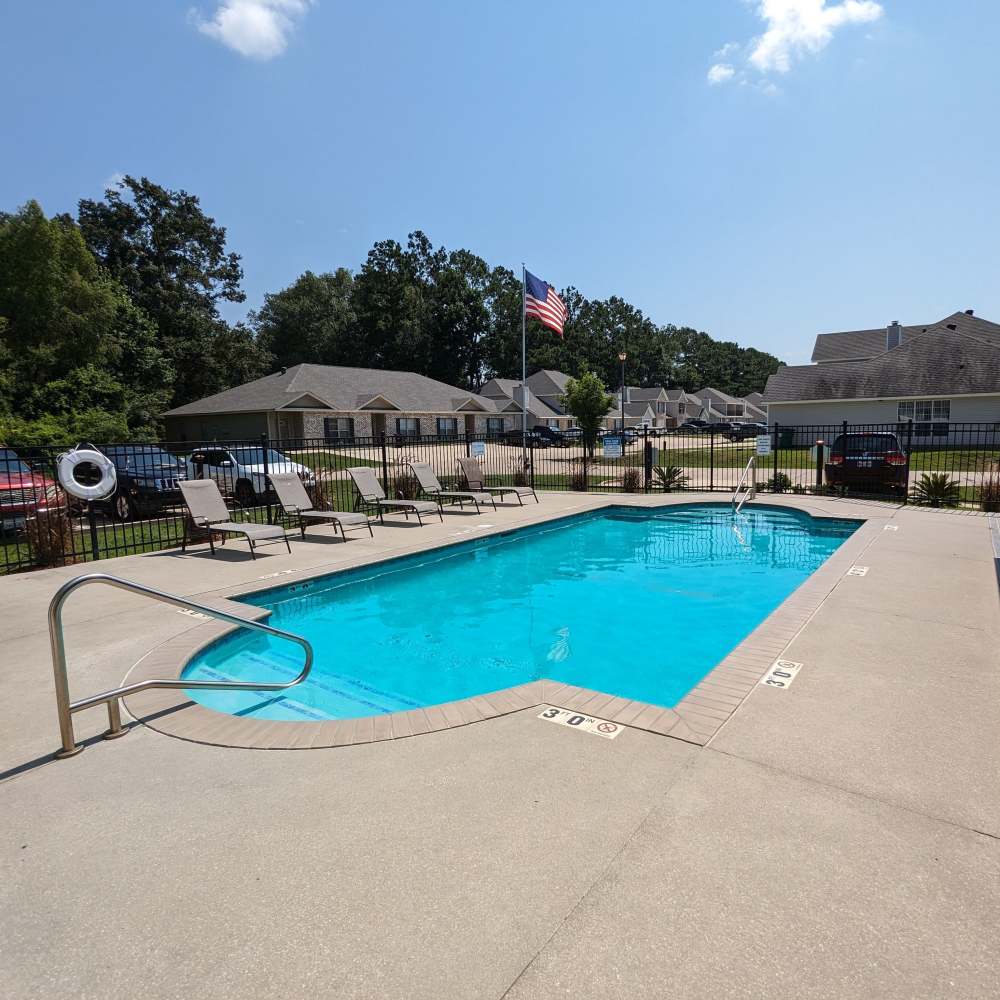 Swimming pool at Tangi Lakes in Hammond, Louisiana