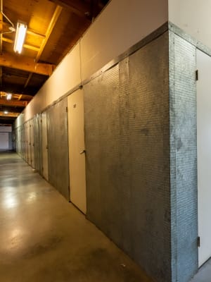 Storage units in Nova Storage's clean facility in Lynwood, California