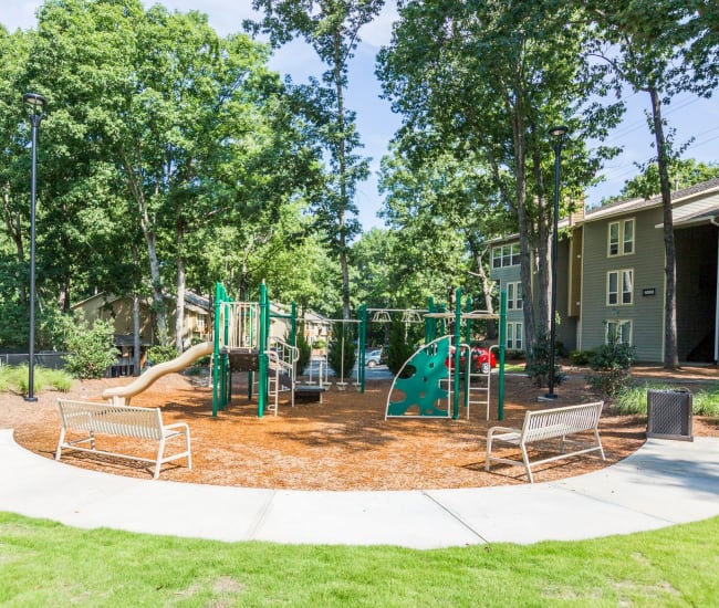 Playground for kids at The Overlook Sandy Springs in Atlanta, Georgia