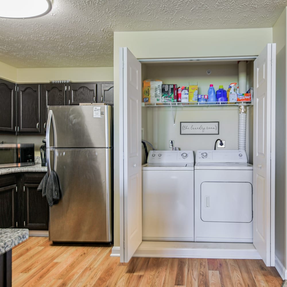 Apartment with in-unit washer and dryer at Parkside Estates, Canonsburg, Pennsylvania