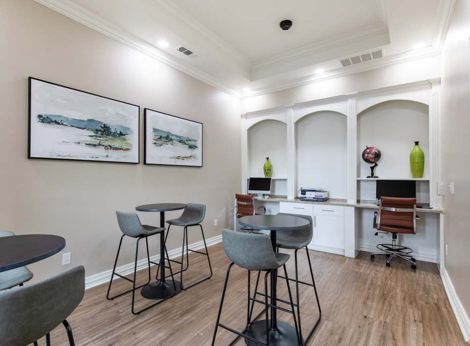 Business Center at Breckinridge Point Apartments in Richardson, Texas 