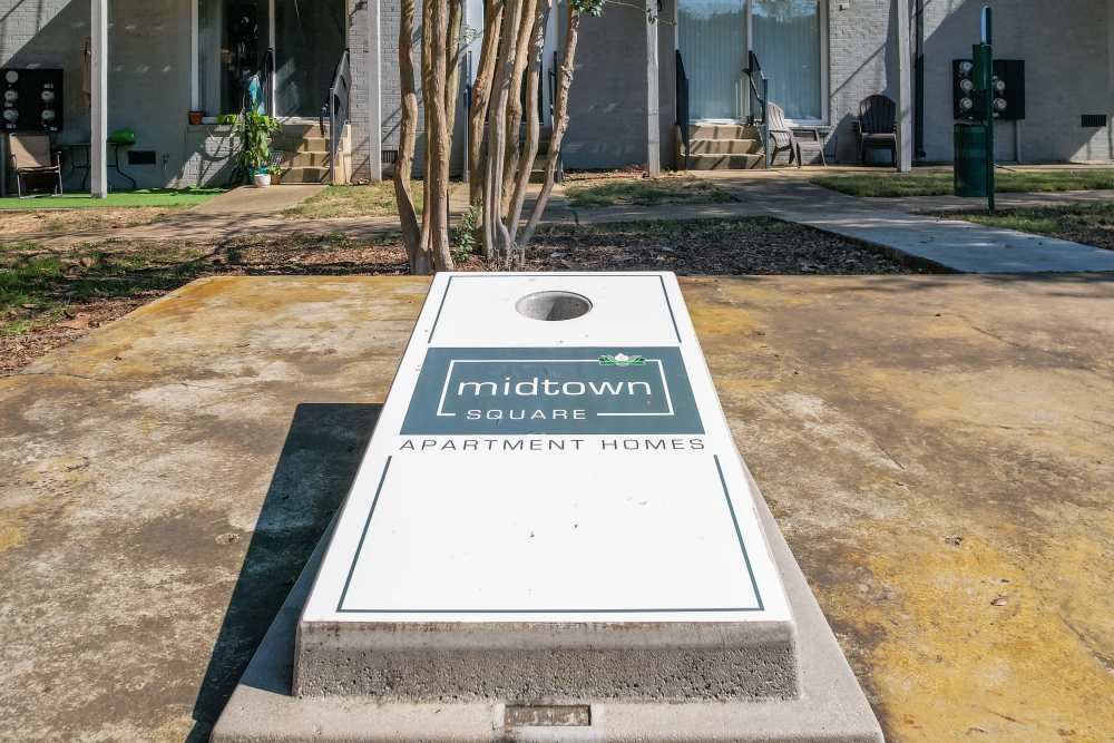 Signage of community at Midtown Square Chattanooga Apartments in Chattanooga, Tennessee