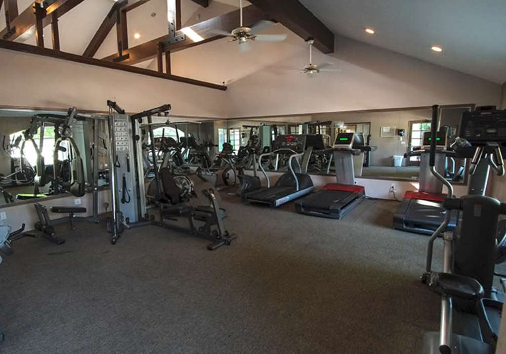 Fitness center at The Hills in San Diego, California
