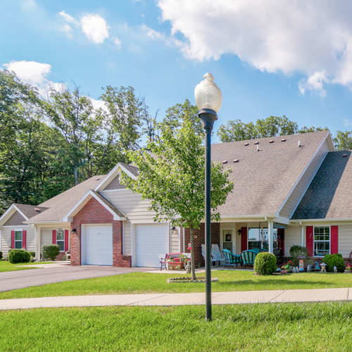 Grassy area near Braddocks Greene in Frostburg, Maryland