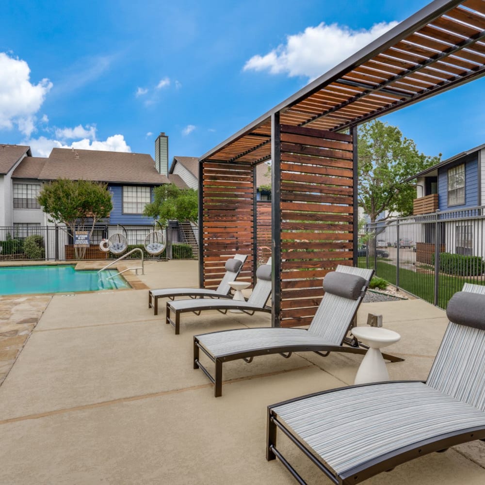 Rendering of residents swimming pool at The Reese at Eastchase in Fort Worth, Texas