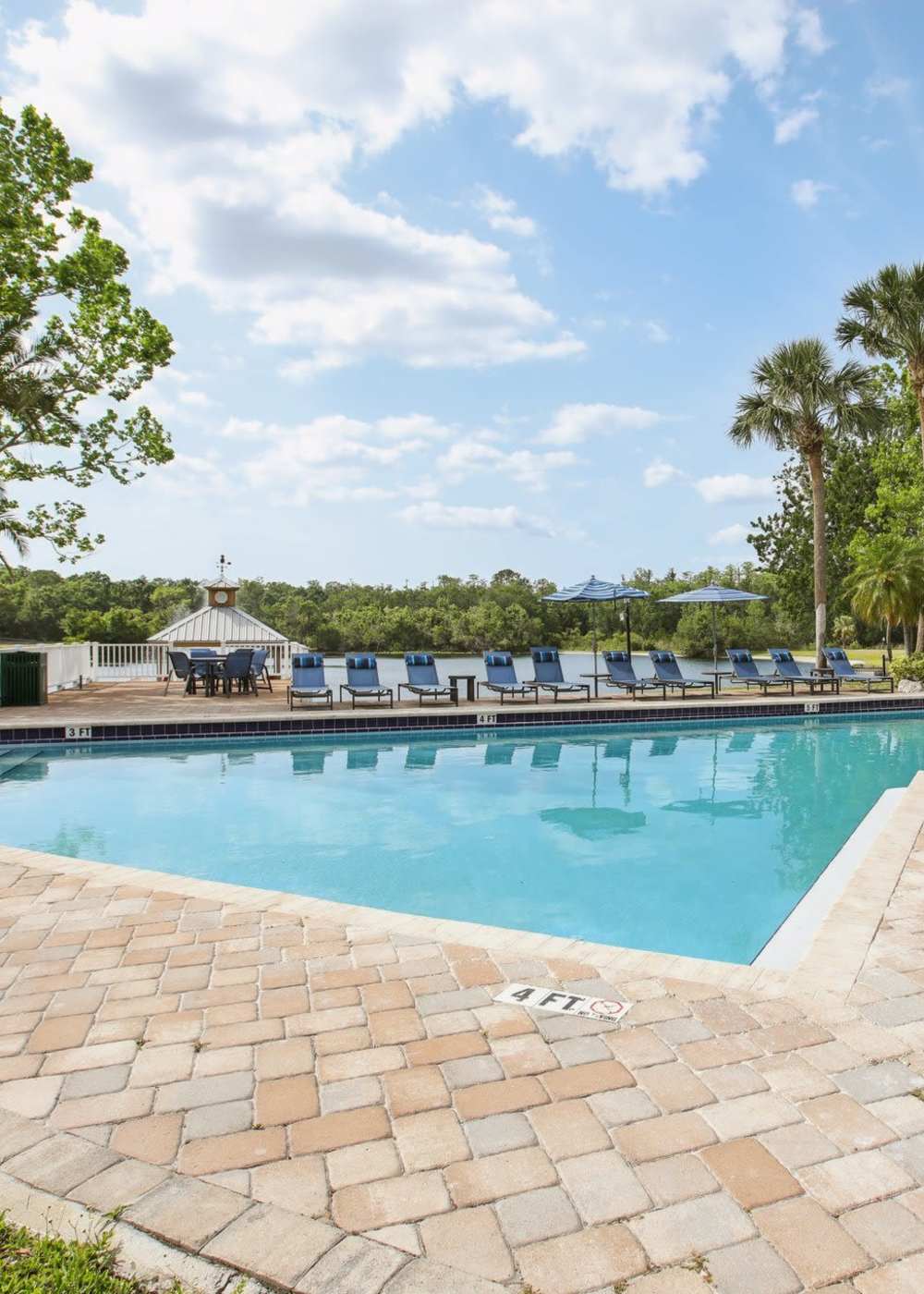 Lake access at Sole at Citrus Park in Tampa, Florida