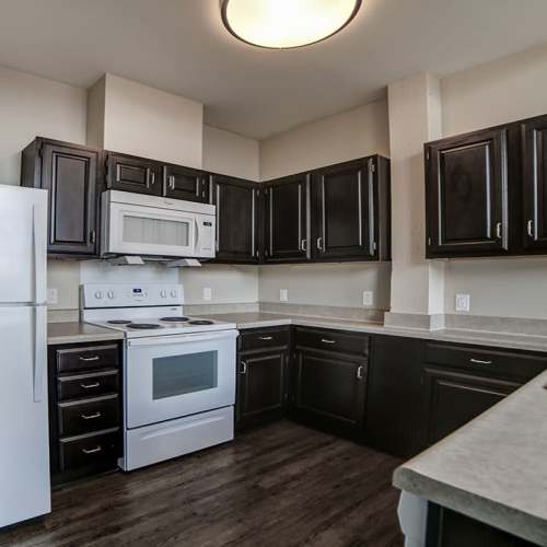 Spacious kitchen at Kreider Commons in Lebanon, Pennsylvania